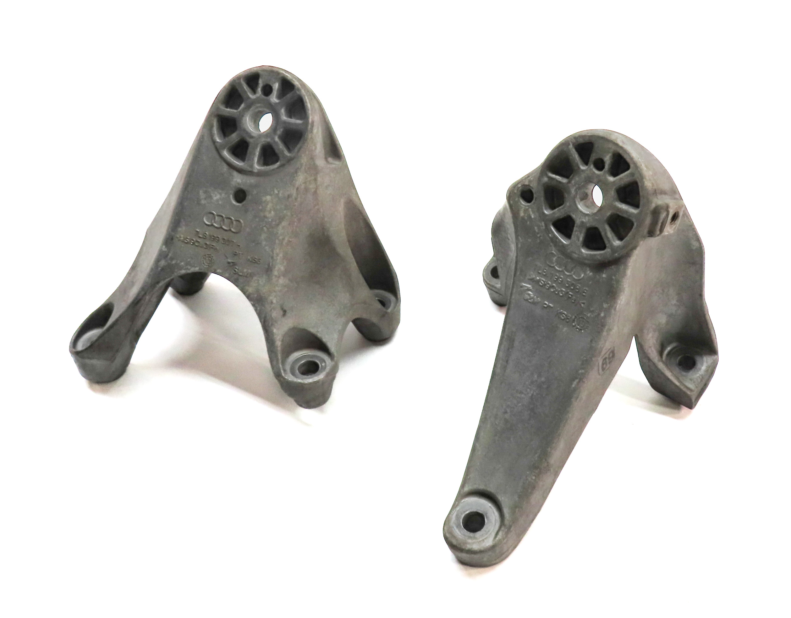 2011 AUDI Q7 (4L) 3.0L SUPER (CJWC) ENGINE MOTOR MOUNT SUPPORT BRACKET SET/2 — exact item pictured